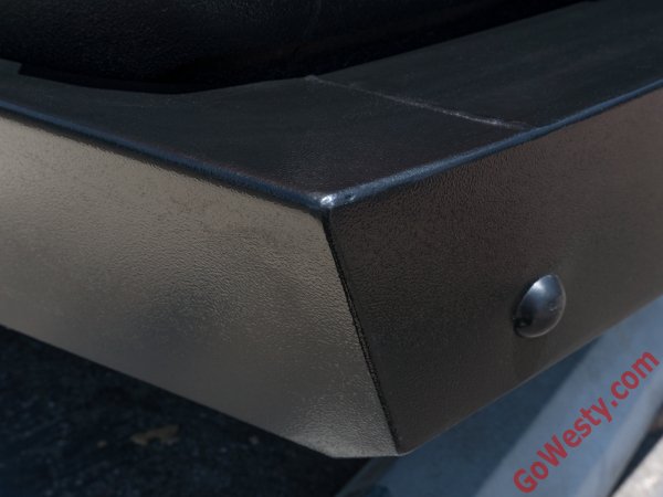 取寄商品】 GOWESTY プレートスチールリアバンパー 「ヒッチなし」 T3