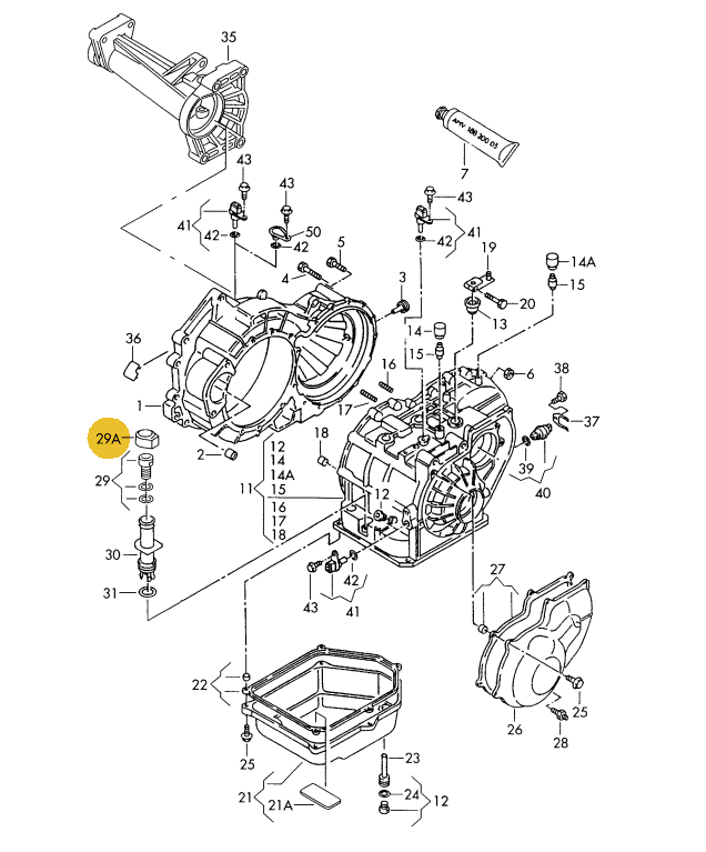 【純正品】 ATオイルキャップ T4 VANAGON(ヴァナゴン)