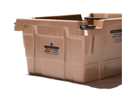 FREAKS STORE×GAKUYA×AS2OV別注 スタッキング コンテナボックス 19L