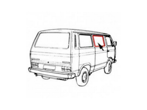 ミドルサイドパネルガラスシール T3 VANAGON(ヴァナゴン)