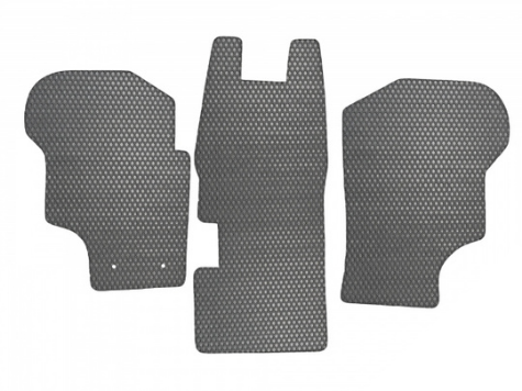 フロントフロアマットグレイ3PC 「左ハンドル用」 T3 VANAGON(ヴァナゴン)