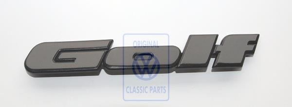取寄商品】 【VW Classic】 GOLF リアエンブレムブラック Golf2 （88 