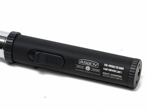 AS2OV PORTABLE STICK BURNER ポータブルスティックバーナー 「シルバー/ブラック」