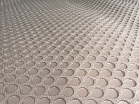 リアフロアマット(ラバータイプ)(ブラウン) T3 VANAGON(マルチバン/CARAT)