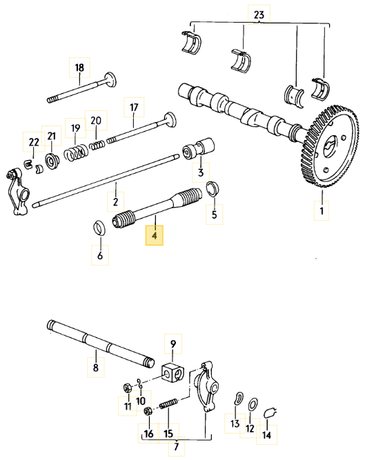 プッシュロッドチューブ T3 VANAGON(ヴァナゴン)（80～92年）