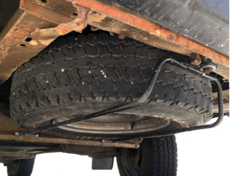 オーバーサイズスペアタイヤホルダーT3 VANAGON