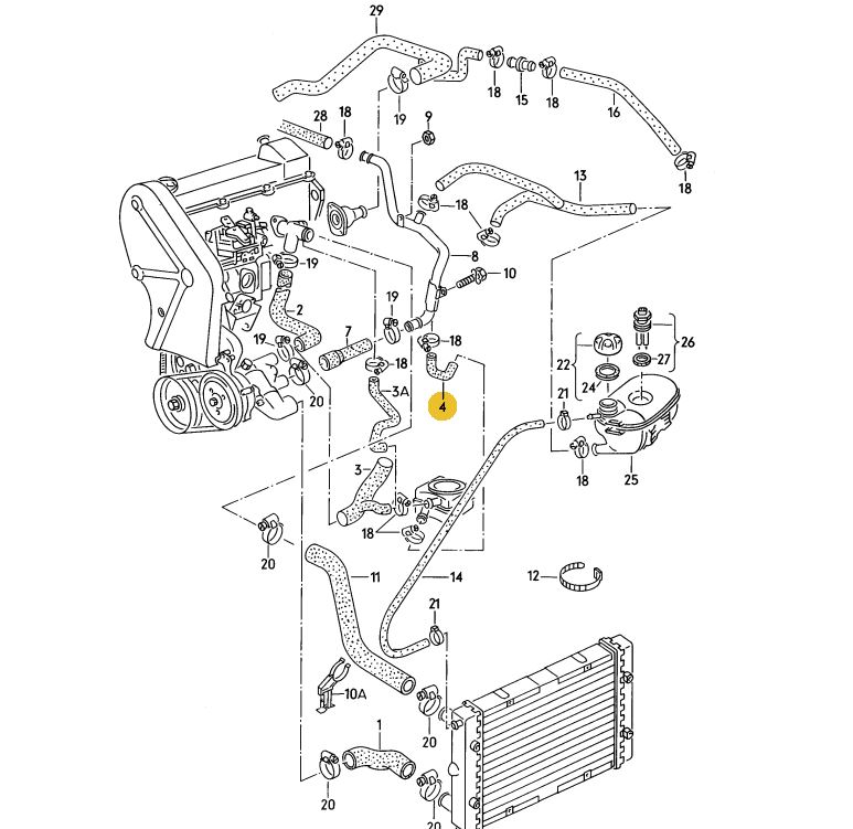 MEYLE クーラントホース （オイルクーラー）  Golf
