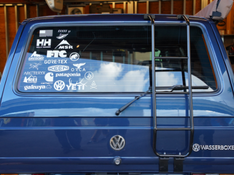 【取寄商品】 テールゲート用ラダー T3 VANAGON(ヴァナゴン)