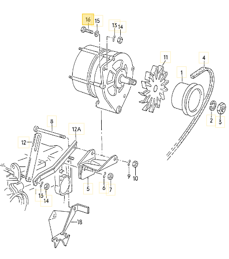 アジャストスクリューボルト T3 VANAGON(ヴァナゴン)（80～92年）