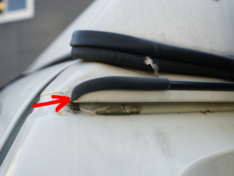 ルーフモールエンドキャップ 「右前/左後」 T3 VANAGON(ヴァナゴン)