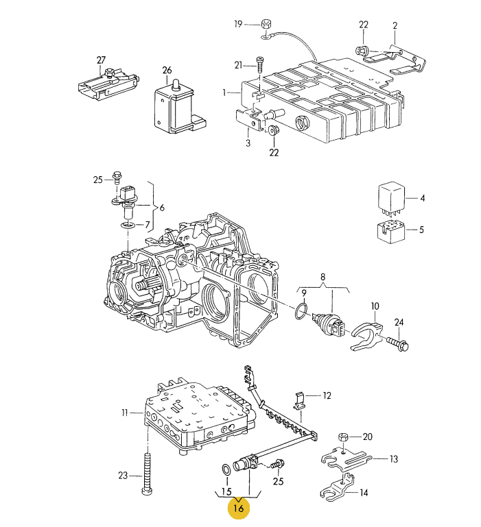 【純正品】 ATバルブボディハーネス T4 VANAGON(ヴァナゴン) （91～04年）