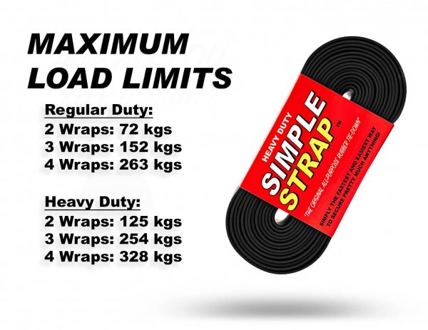 シンプルストラップ ヘビーデューティ 「ブラック」