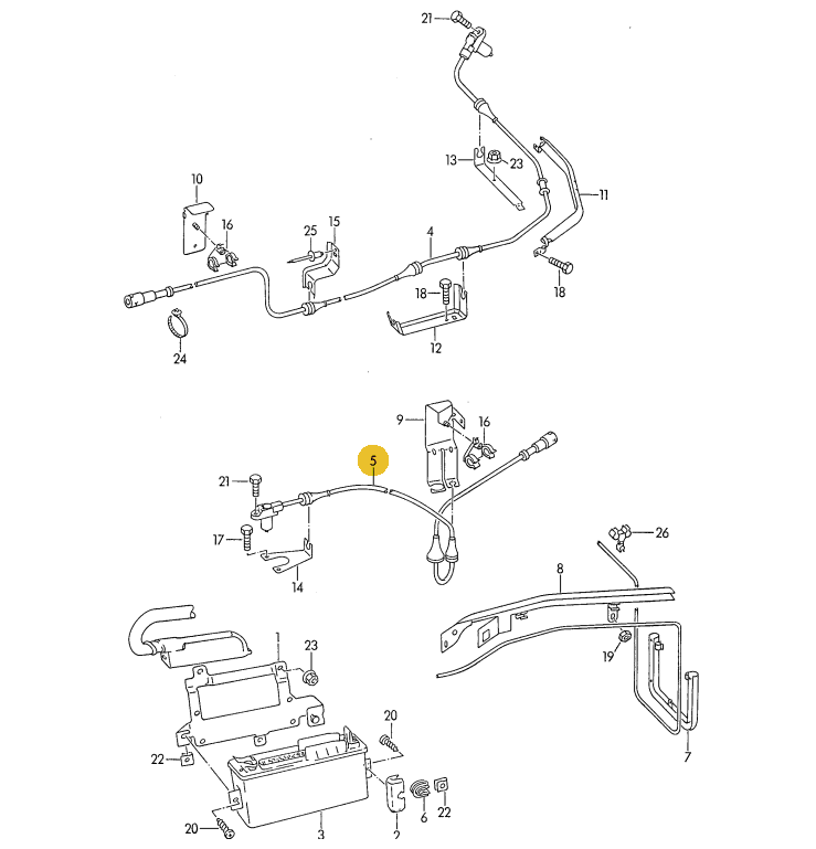 フロントABSセンサー T4 VANAGON (ヴァナゴン)（91～04年） | VWパーツ