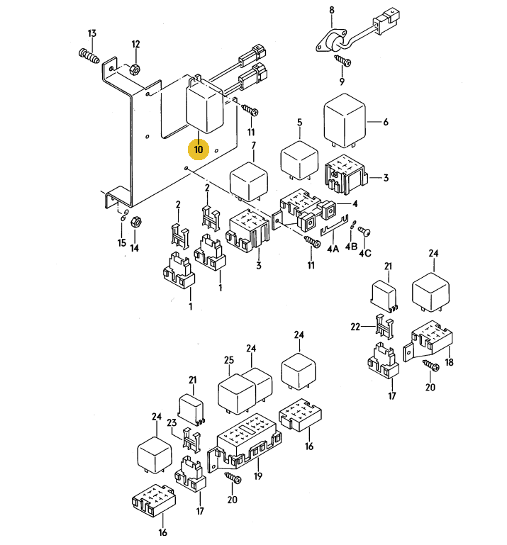 【純正品】 エアコンサーモスタットT3 VANAGON(ヴァナゴン)（85～92年）