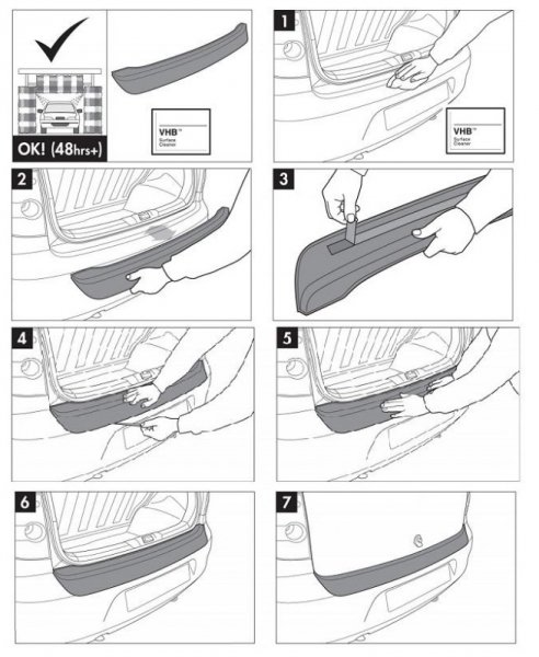 【純正品】 リアバンパープロテクトカバー T5/T6/T6.1 トランスポーター/カラベル/カリフォルニア