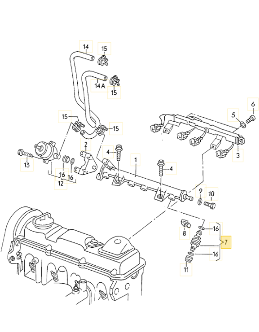 インジェクター Golf1Cabriolet(カブリオレ)/Golf2