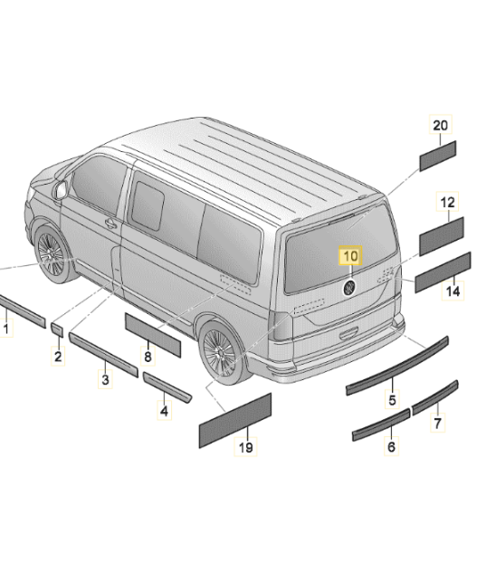【純正品】リアエンブレム T6/T6.1
