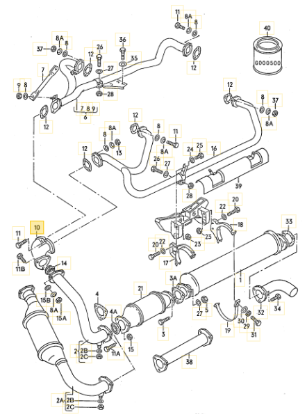 エキゾーストマニホールド T3 VANAGON(ヴァナゴン)(85~92年)