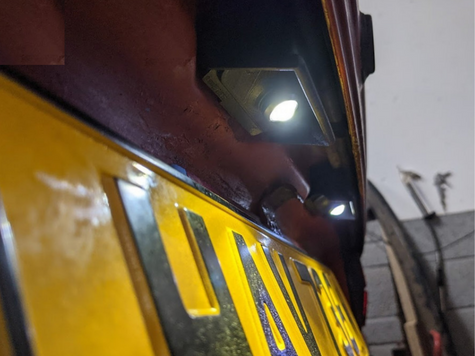 SHC ナンバープレート アップグレードユニット 「左右ペア」 Ｔ3 VANAGON(ヴァナゴン)