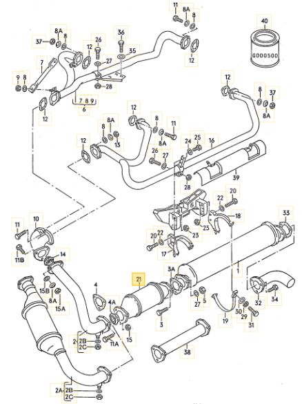 HJS キャタライザー T3 VANAGON(ヴァナゴン)（85～92年）