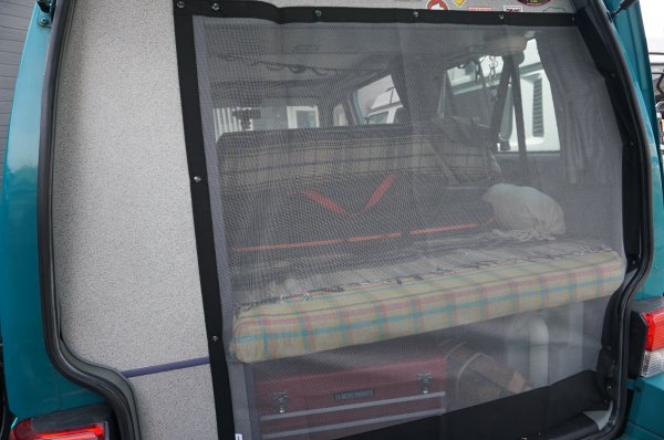リアゲートモスキートネット グレイ T4 VANAGON WESTFALIA(ヴァナゴン 
