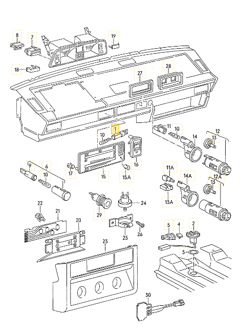 ヒーターコントロール用バルブホルダー T3 VANAGON(ヴァナゴン)（80～92年）
