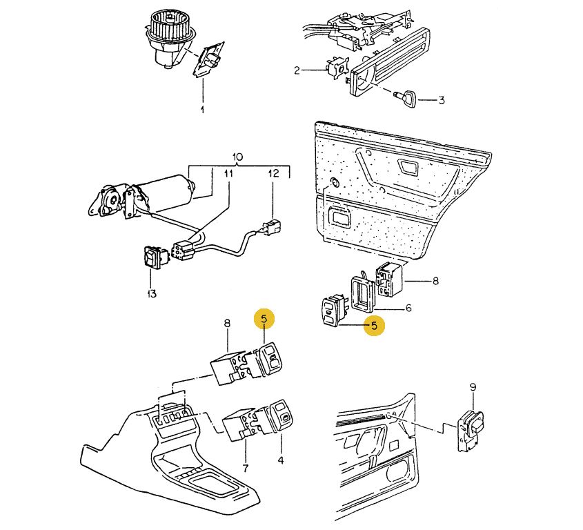 MEYLE ヘッドライトスイッチ Golf（84～91年） VWパーツ/VWアクセサリー,ゴルフシリーズ/カブリオレ （Mk1.2