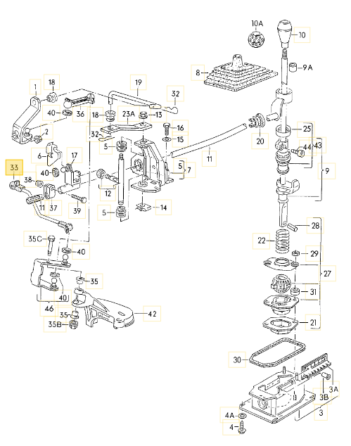 【取寄商品】【純正品】 セレクターロッド Golf2 Country（ゴルフ2 カントリー）