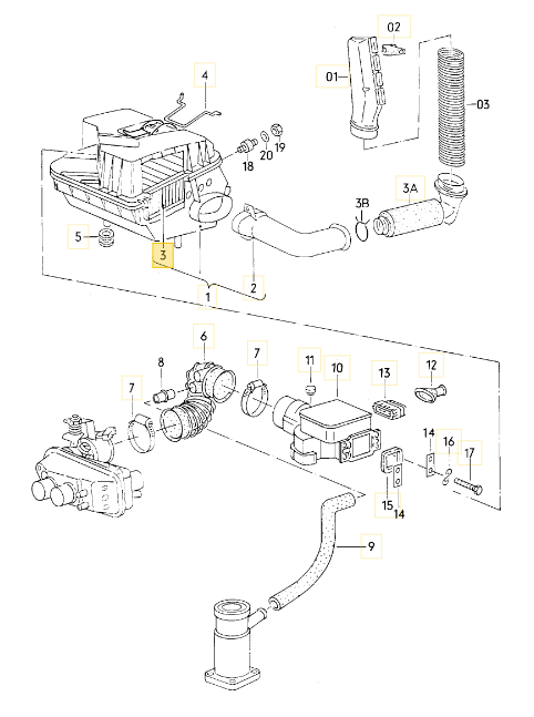 MANN エアフィルター T3 VANAGON(ヴァナゴン) SYNCRO MV型