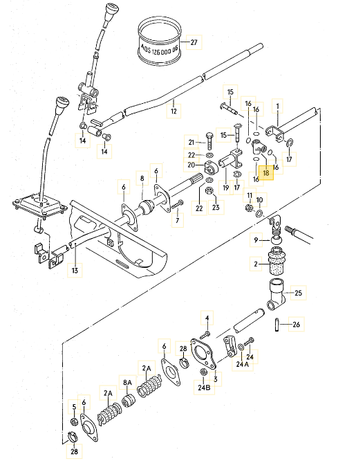 【純正品】 ユニバーサルジョイント T3 VANAGON(ヴァナゴン)（80～92年）
