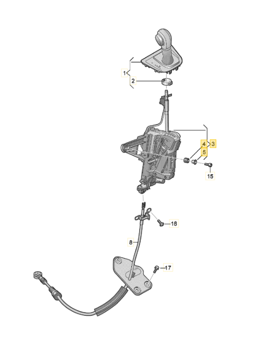 【純正品】DSGシフトメカニズム  T6.1（2020～2024年）