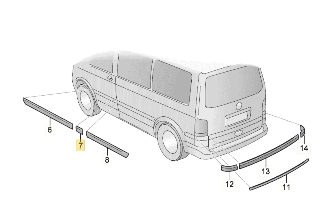 【純正品】 プロテクトストリップ「プライマー」 T5（03～15年）