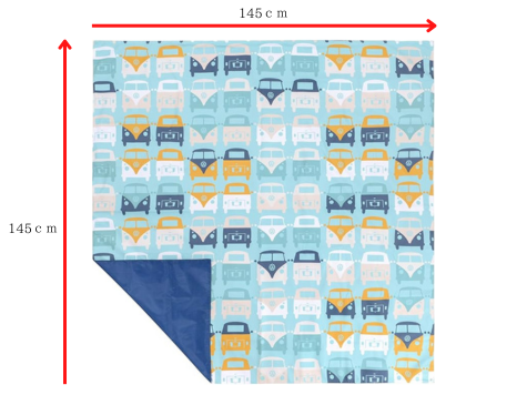 VW T1バス ビーチマット キャリングケース付