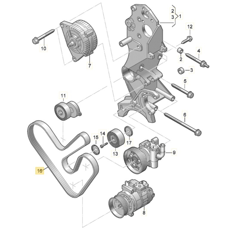 【純正品】 ファンベルト T5/T6（10～19年）
