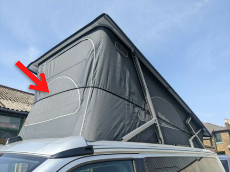 ポップアップテント収納バンジーロープ WESTFALIA/CALIFORNIA等