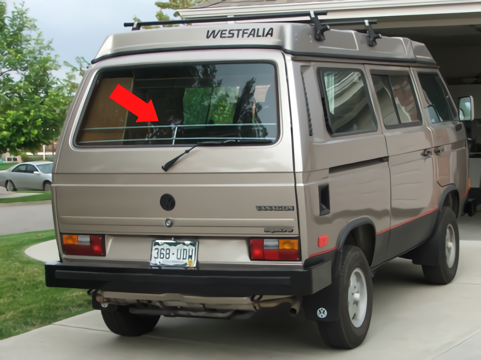 SHC アルミニウム リアウインドウ ジェイルバーセット