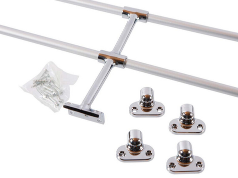 SHC アルミニウム リアウインドウ ジェイルバーセット