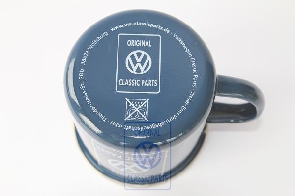 VW Classic】 エナメルカップセット 「ブルー＆ホワイト 