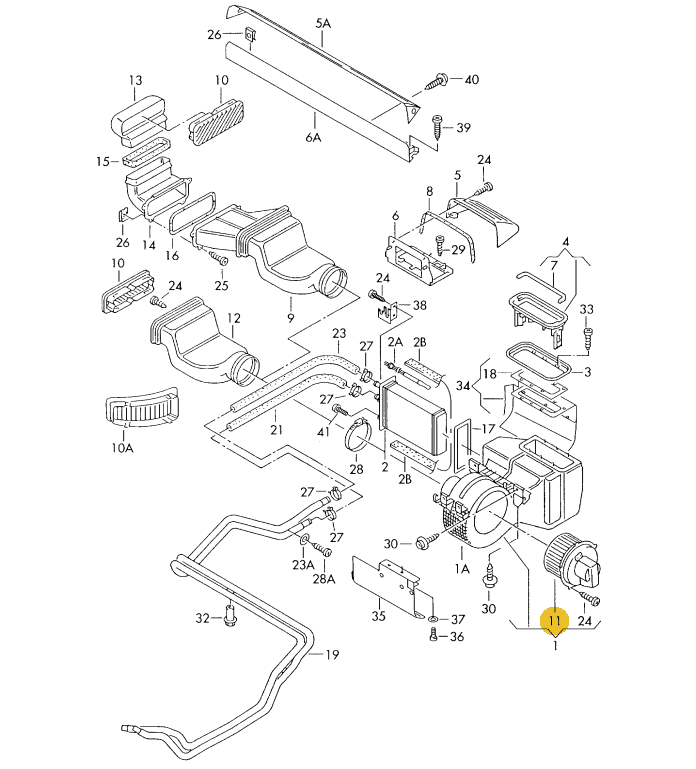 vanagon T3 純正リアヒーターユニット ヒーターコア入れ替え済み‼️ 純正品】 リアヒーターブロアファンモーター T3 | VWパーツ/VW