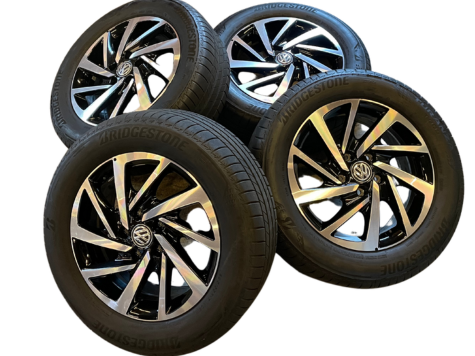 中古品】【純正品】 アルミホイール WOODSTOCK 「4本セット  