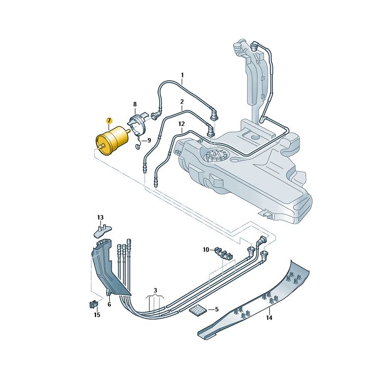 【訳あり】 FEBI フューエルフィルター Golf（98～06年）