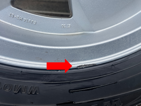 【中古品タイヤ⑦】純正アルミホイール 「4本セット/スタッドレスタイヤ付き」195/70R14 91Q T3 VANAGON(ヴァナゴン)