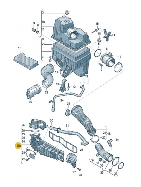 【純正品】 インテークマニホールド T6
