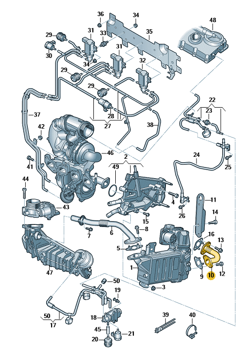 【純正品】 バキュームシステム コネクティングパイプ T6/T6.1