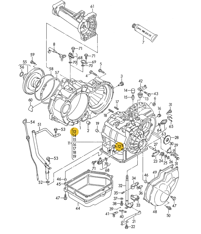 【純正品】 ATドレンプラグ T4 VANAGON(ヴァナゴン)