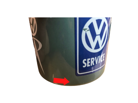 【訳あり】 VW ロゴ エナメルマグカップ 500ml