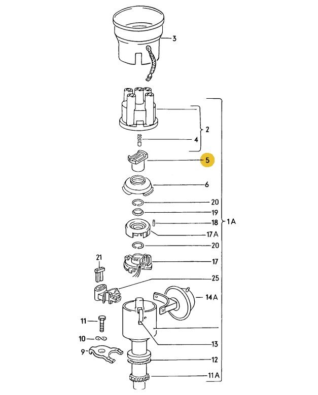 【訳あり】 BERU ディストリビューターローター Golf（84～98年）