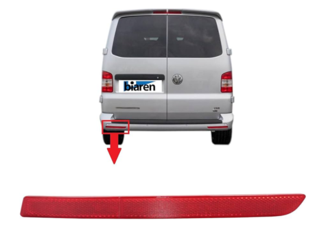 【純正品】リアバンパーリフレクター「左」 T5/T6/T6.1 （12～24年）