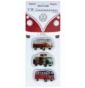 VW T1バス マグネット（3種1セット）- キャンパー