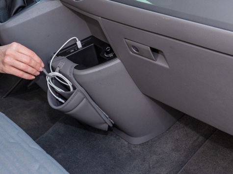 TIALO Phone Pocket フォーンポケット 「Leather Palladium」 T6.1 カリフォルニア/カラベルマルチバン/トランスポーター